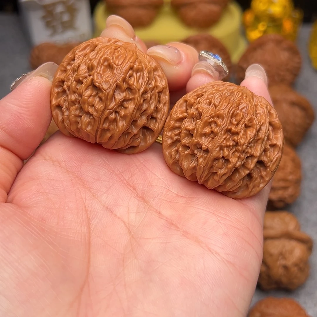 把件文玩核桃毕业精品精配山地磨37全品正磨