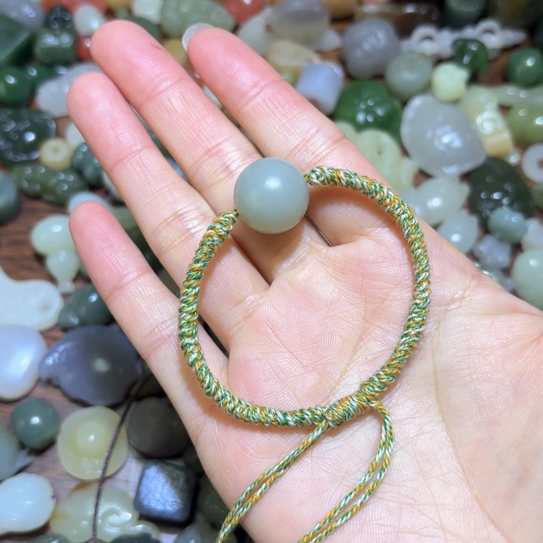 和田玉吊坠(不含链)银S925镀金镶嵌四***?