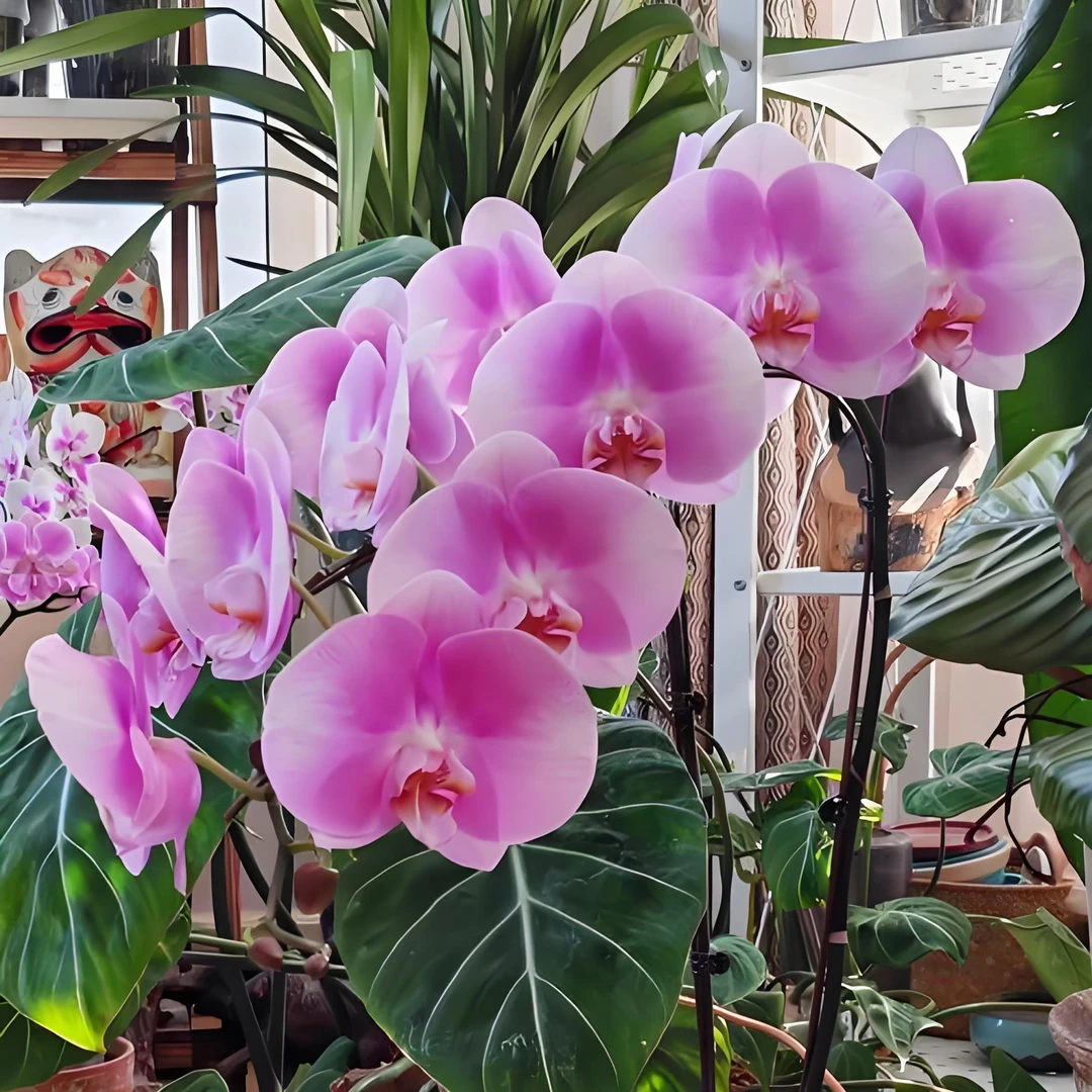 蝴蝶兰《美滋滋》花梗苗3.5寸（粉色）