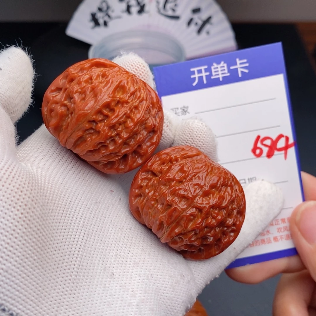 文玩核桃把件41磨盘684