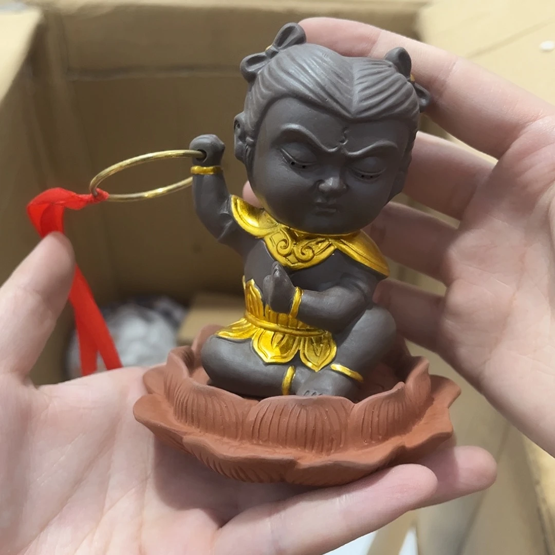 瓷片茶摆件工艺品摆件666