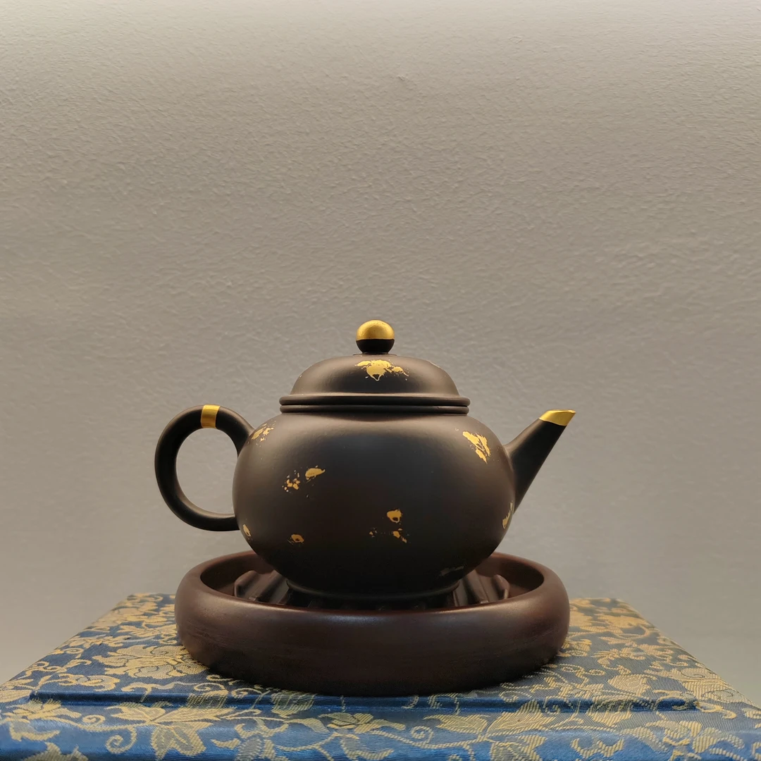 慕子-文化——紫泥洒金水平- 紫砂壶