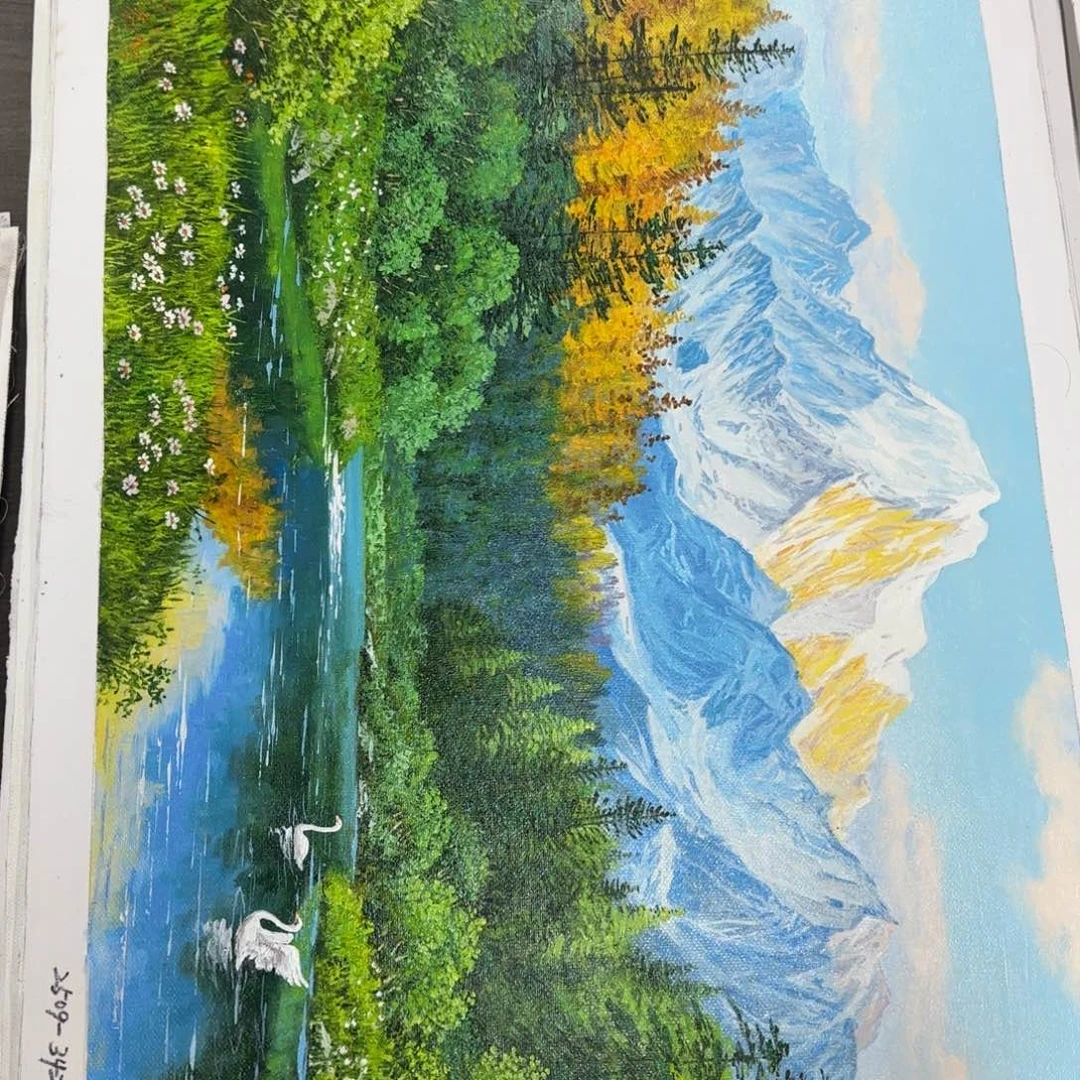 油画加油加油努力加油加油
