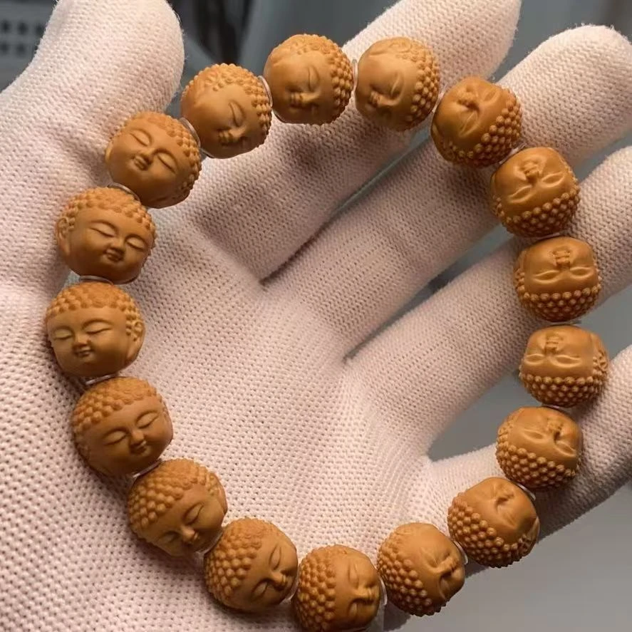 全品无瑕疵可盘宝宝佛14+猴头手串