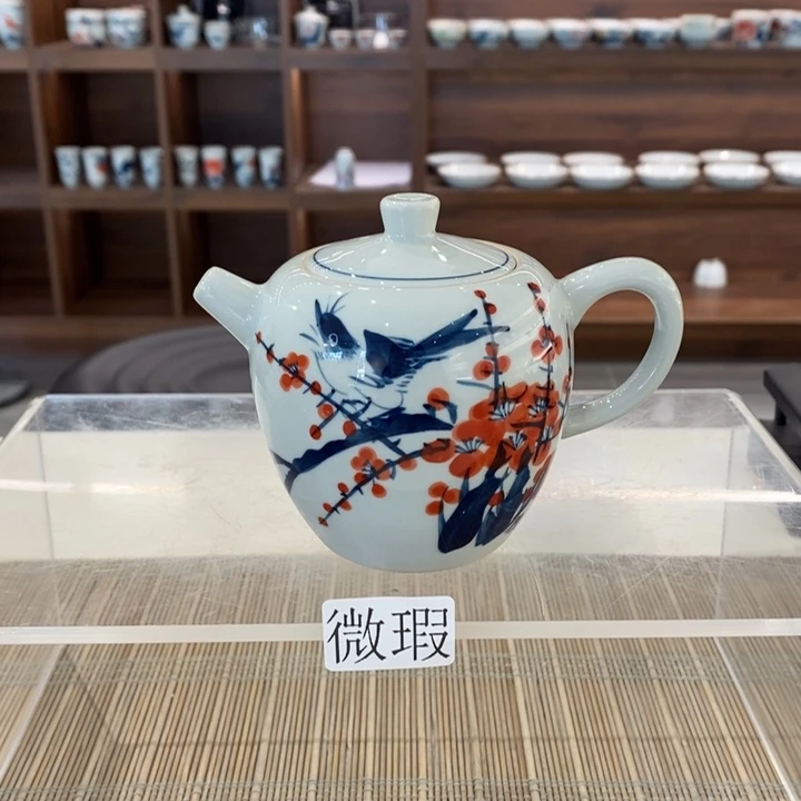 釉下老陶泥手工绘制