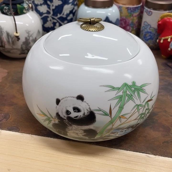 陶瓷罐茶叶罐密封罐储物罐