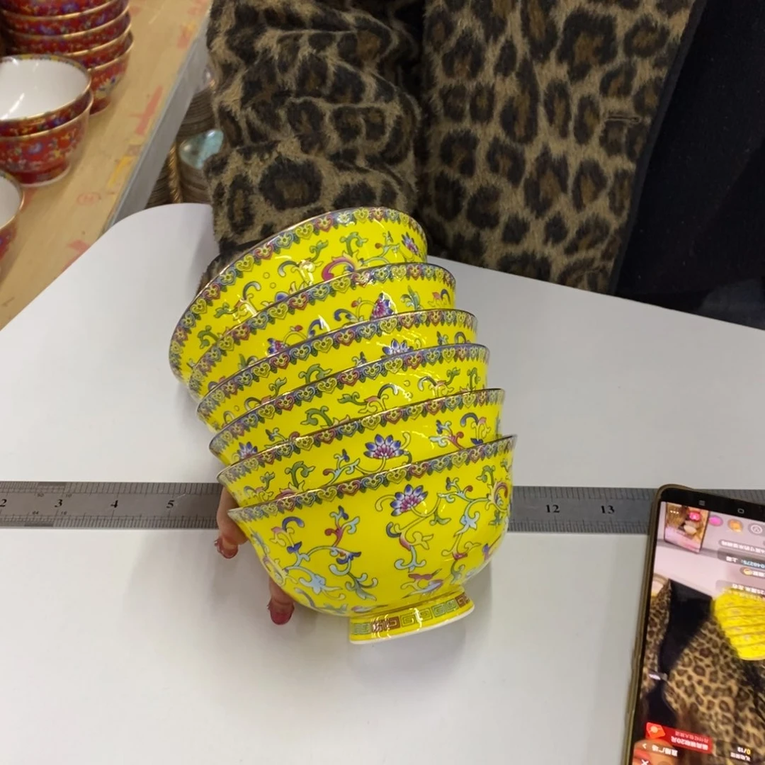 陶瓷6个5英寸直径13厘米