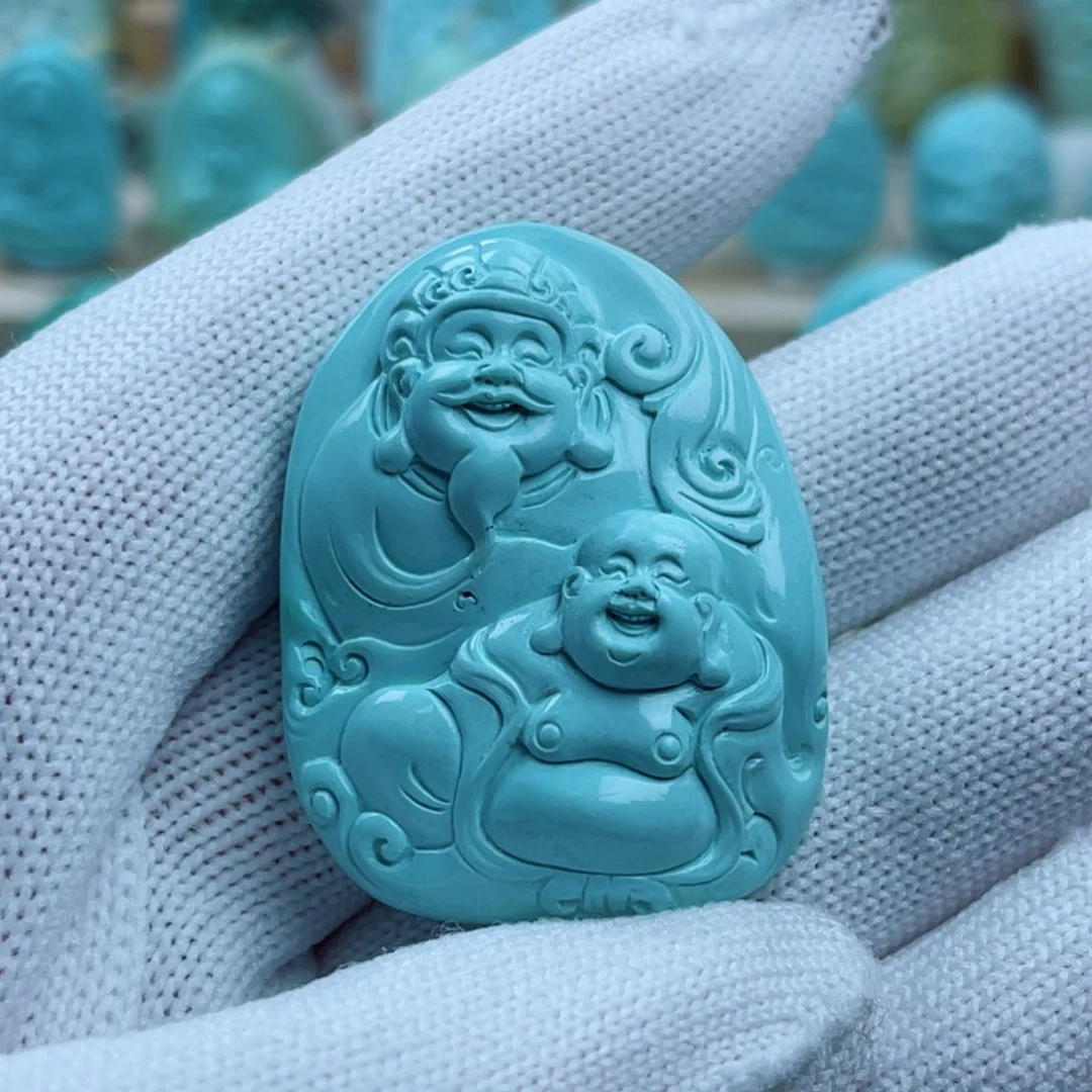 绿松石未镶嵌珠宝奇石