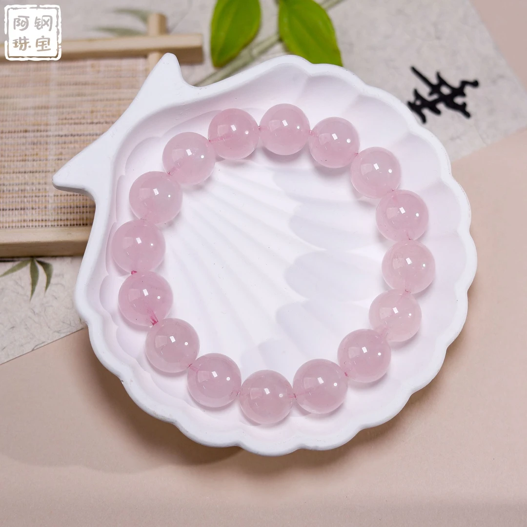 【放漏】天然水蜜桃马粉水晶女款手串时尚送礼多样性发其一MF108