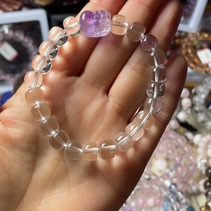 水晶手链未镶嵌老型珠