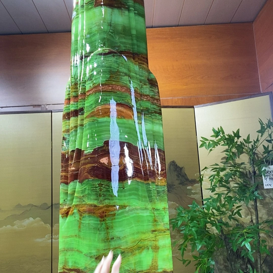 石材山水画作品摆件