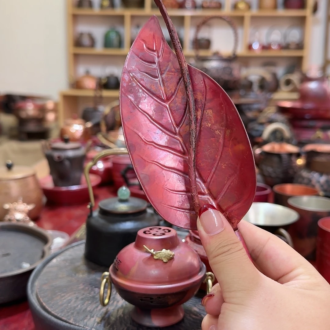 紫铜手工制作摆件一个
