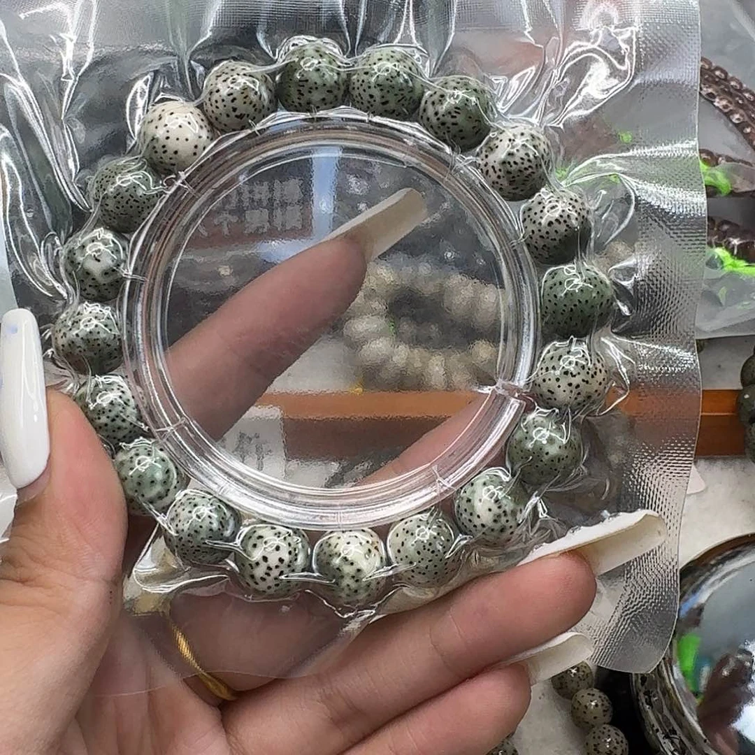 星月菩提手串61傲世绿星月菩提12圆单圈