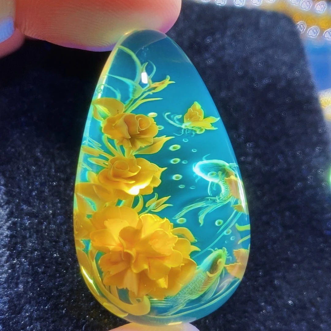 【闪购商品】未镶嵌吊坠(不含链)金珀