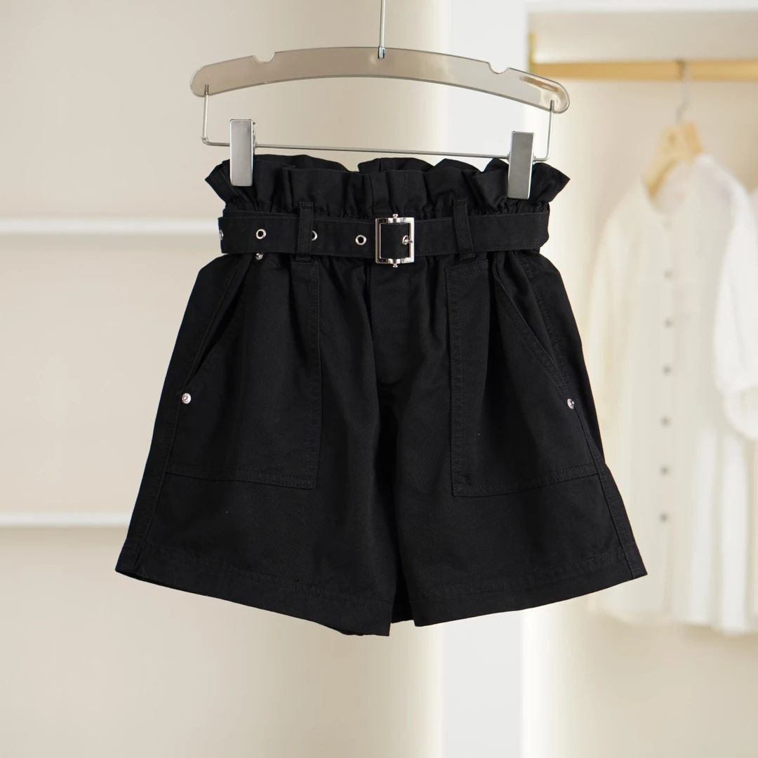 麦迪尚品【金羽J】K467夏款百搭高腰休闲短裤女装品牌撤柜 D组2