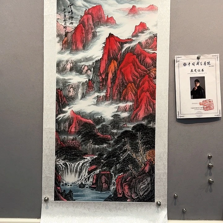国画书法作品多次参加
