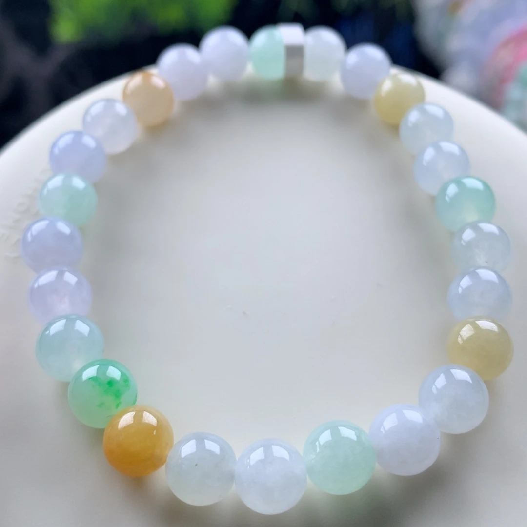 未镶嵌手链翡翠卡7.5