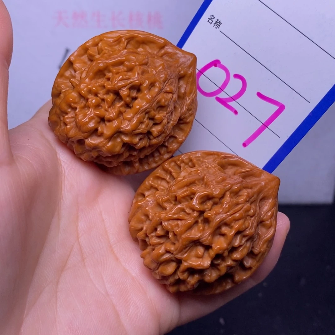 文玩核桃把件027/43官帽