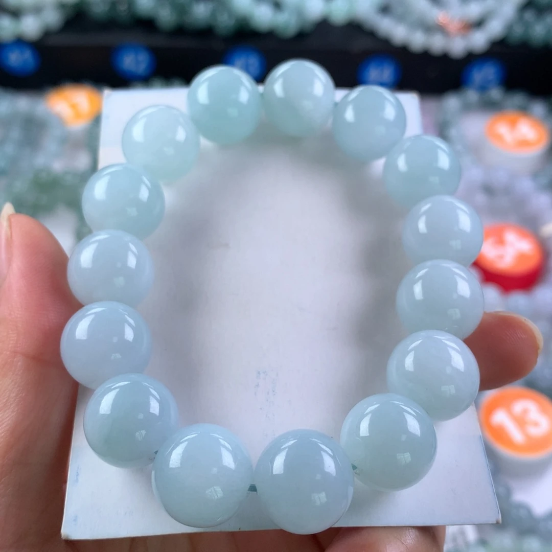 未镶嵌手链翡翠卡13.9