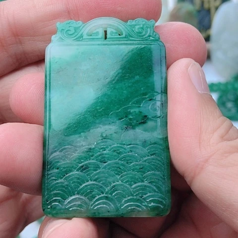 未镶嵌独山玉吊坠(不含链)