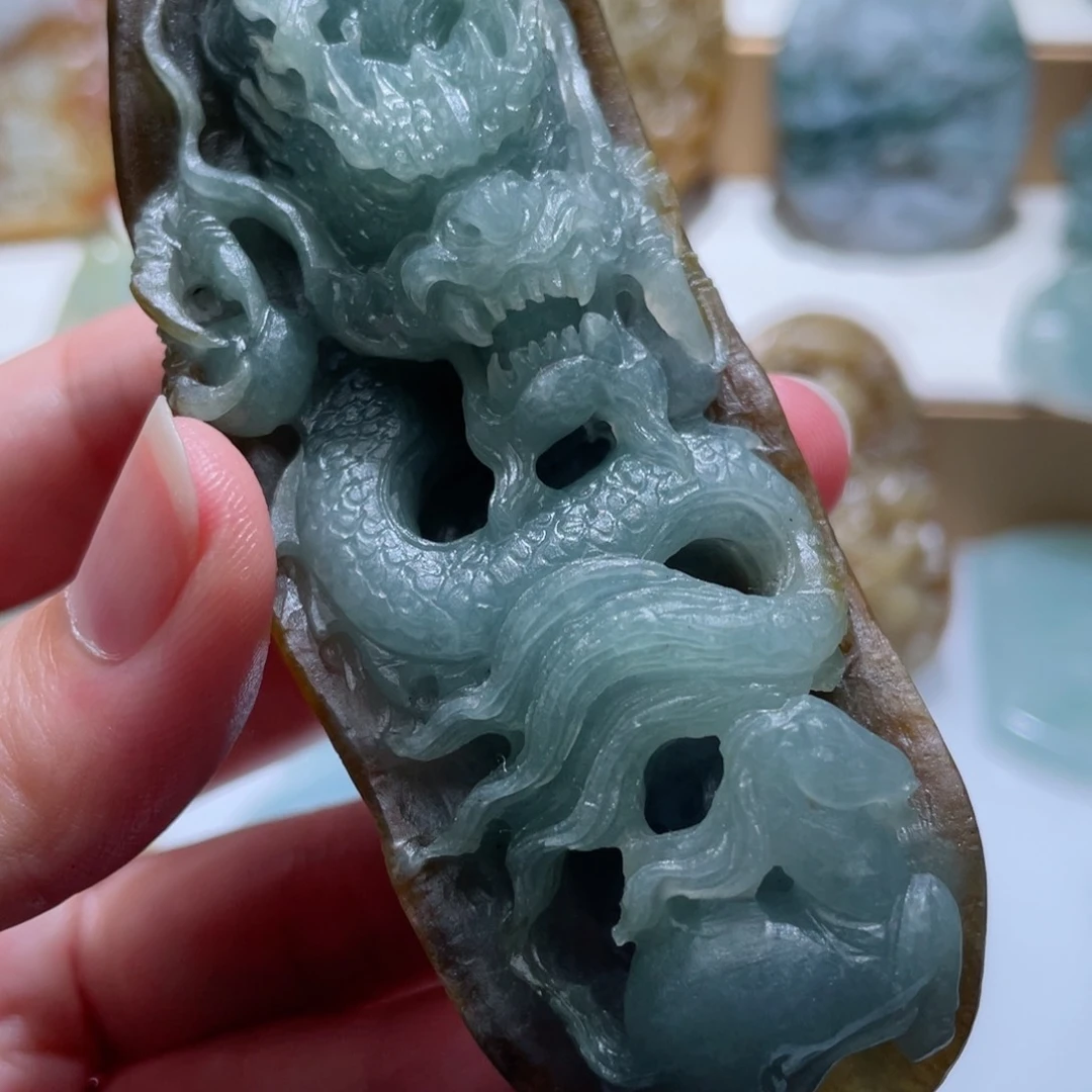 未镶嵌定制翡翠毛货