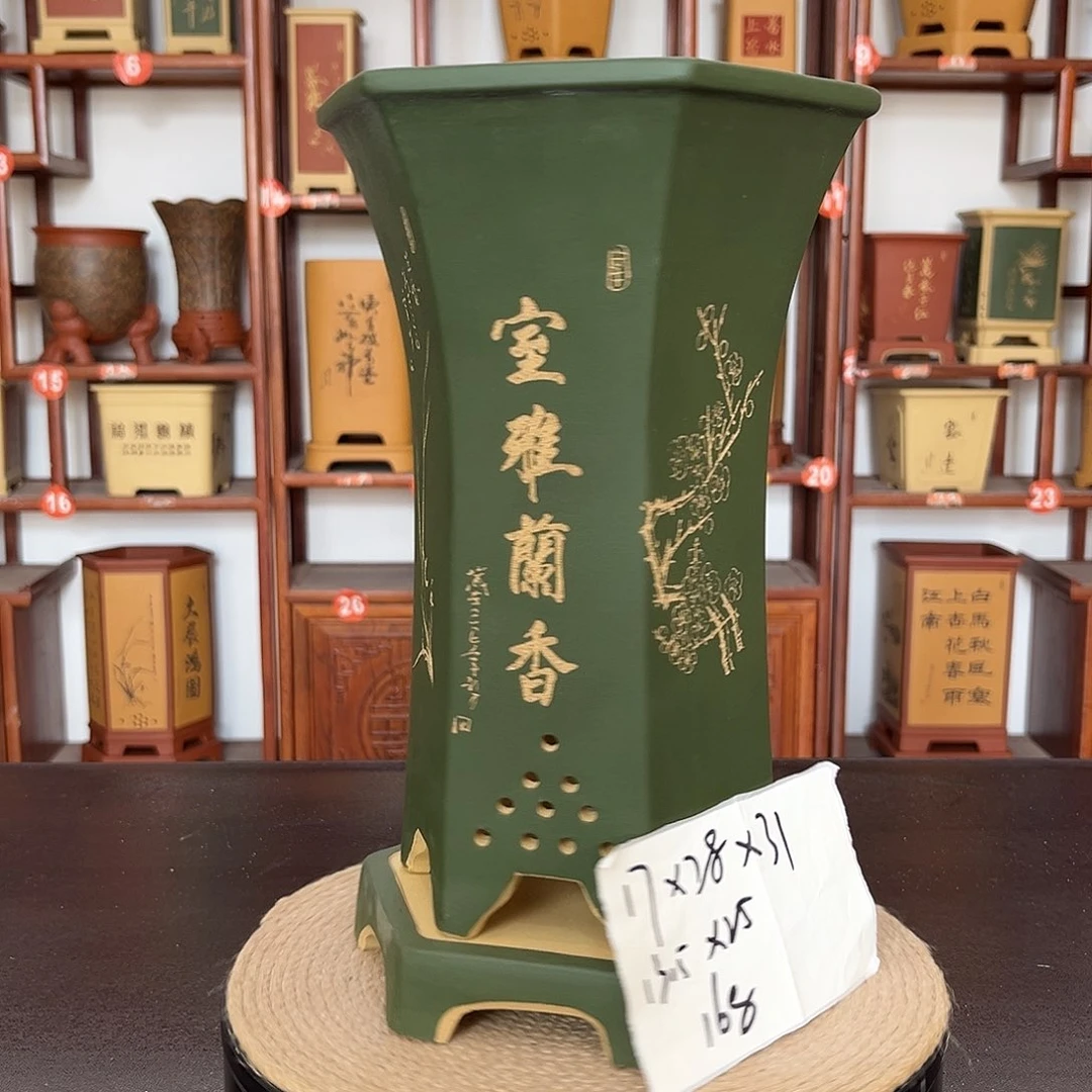紫砂花盆紫砂花盆