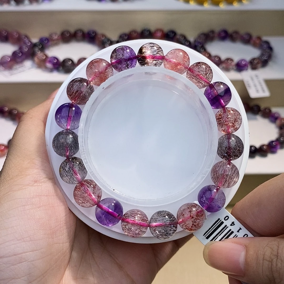 水晶手链未镶嵌黑加仑10