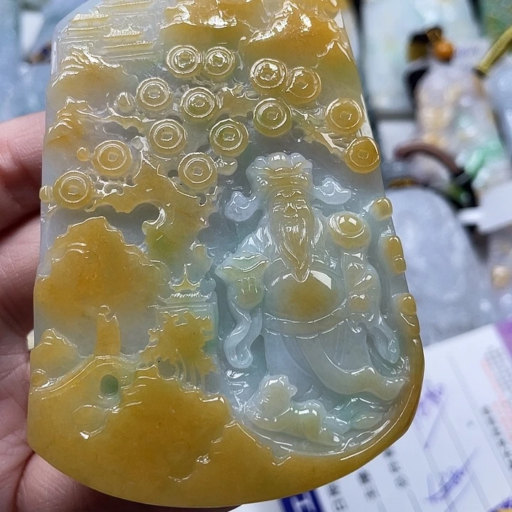 从***来翡翠未镶嵌颈饰天然
