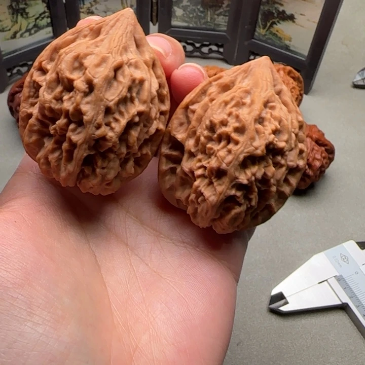 文玩核桃把件老鸡心41