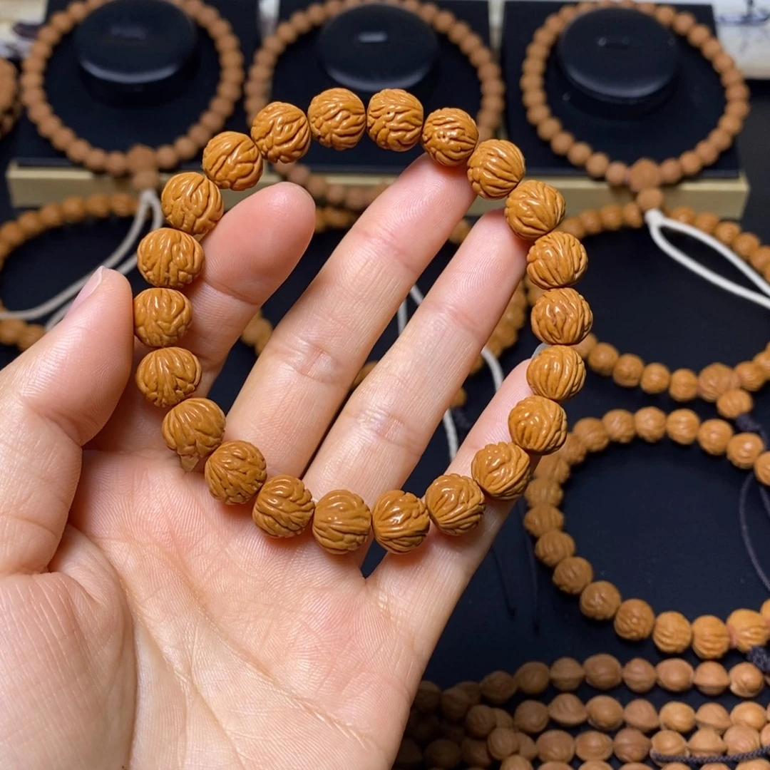 霸***3桃核手串秦岭文玩桃核手串