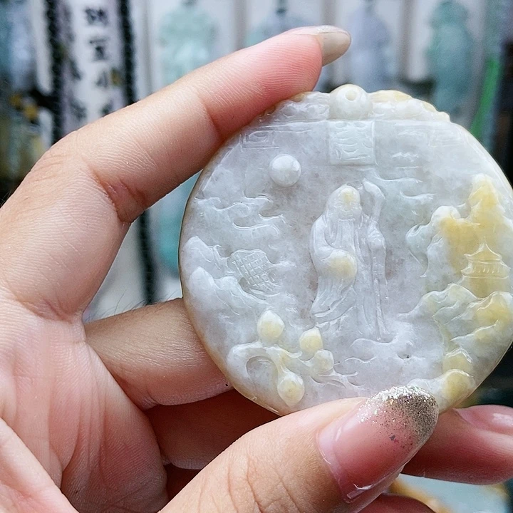 翡翠未镶嵌颈饰翡翠