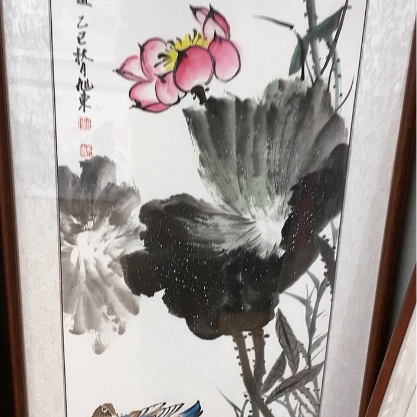 【闪购商品】国画手绘国画带框138.45