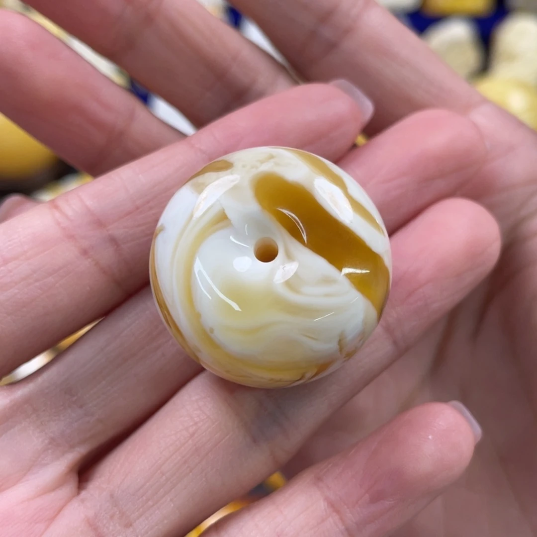 未镶嵌蜜蜡裸石琥珀蜜蜡平安扣