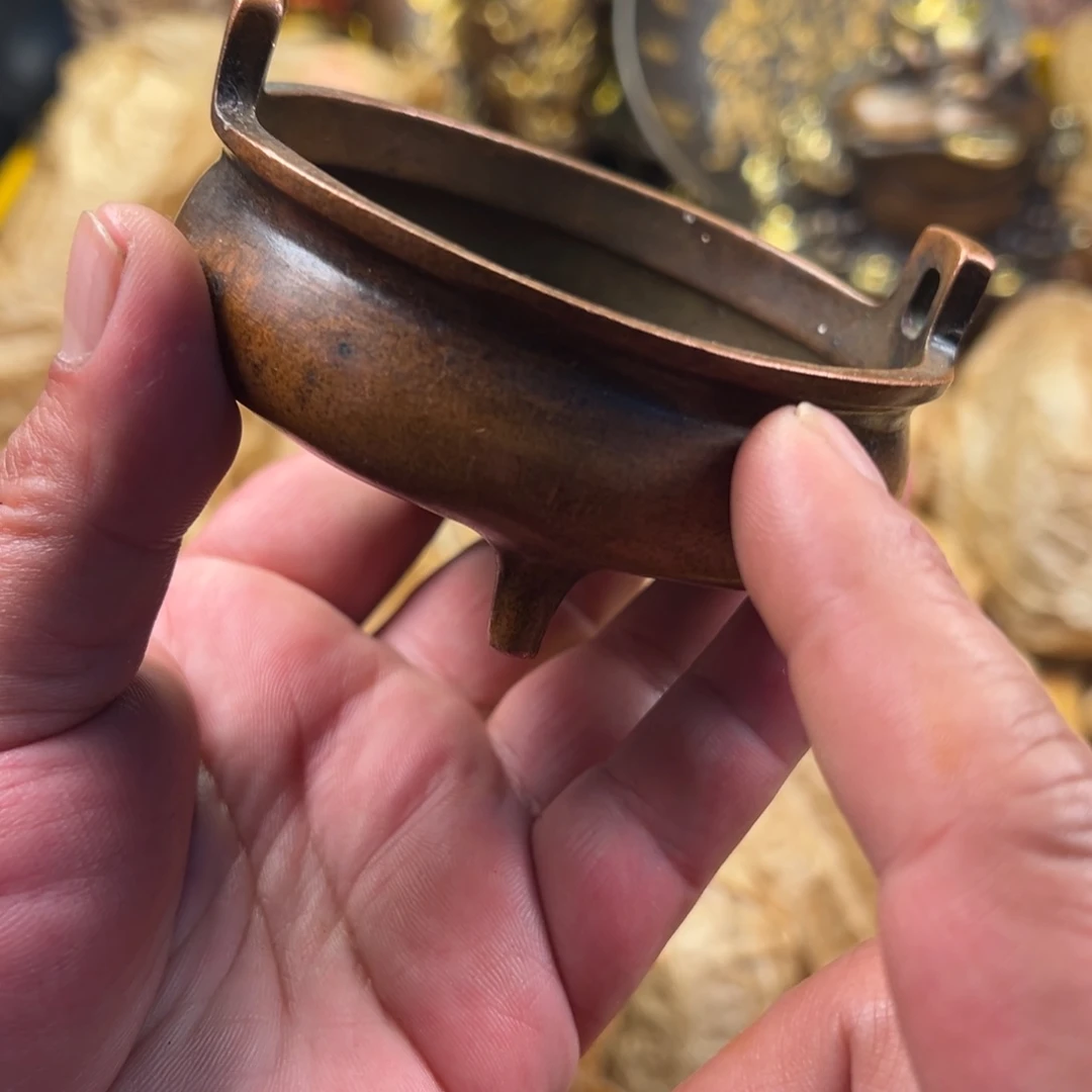 茶壶香炉铜器摆件