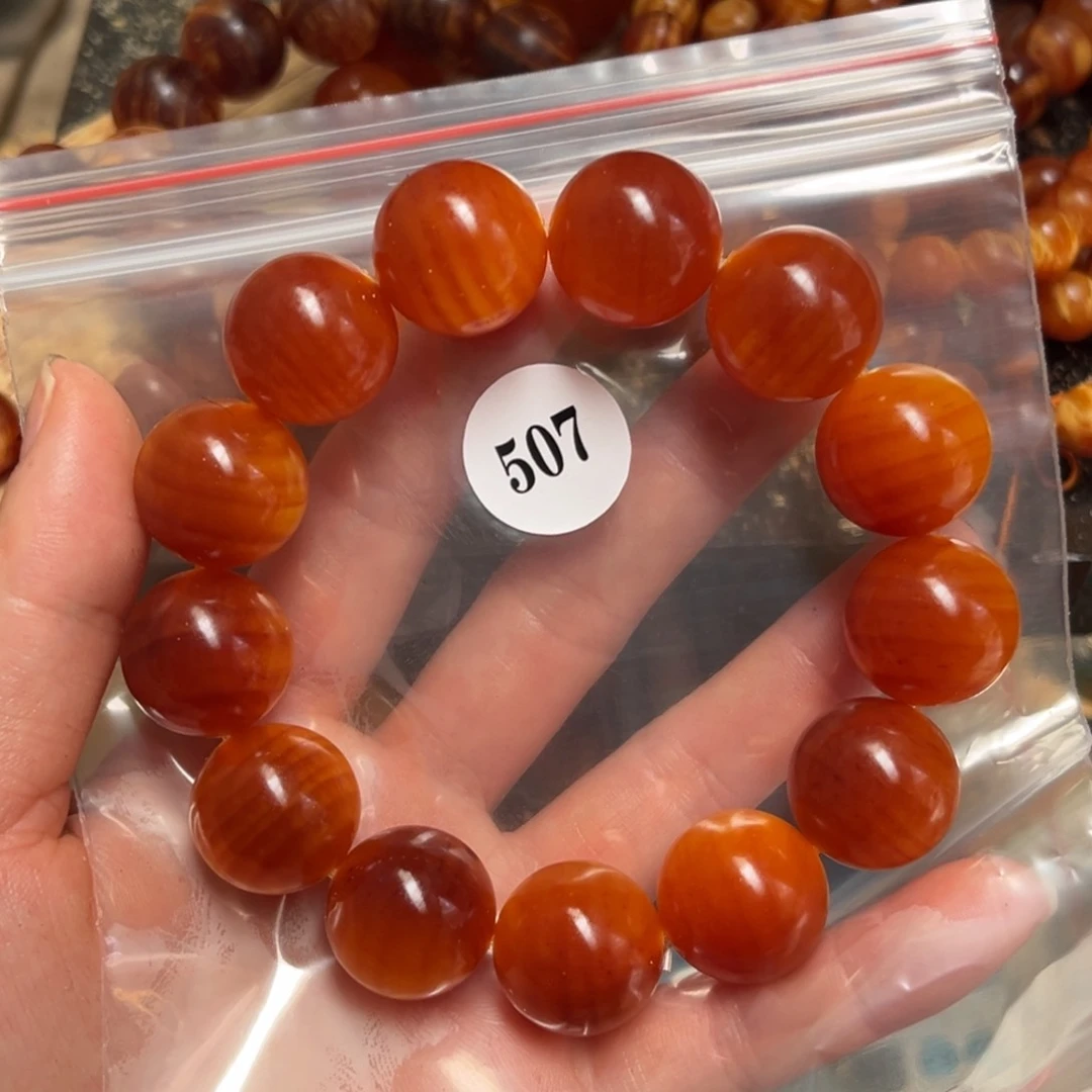 松木（琥珀木）手串/手链507号1.9包浆