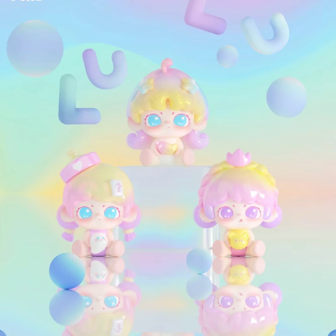 【布布默认拆盒】Lancy lulu自由是不被定义的色彩手办迷你盲盒摆件