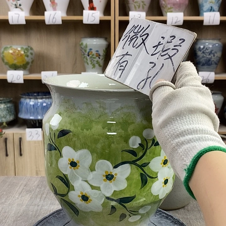 缸8xc景德镇陶瓷花盆