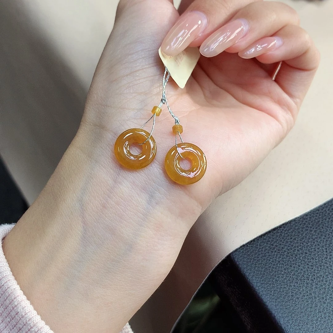 未镶嵌戒圈翡翠甜甜圈