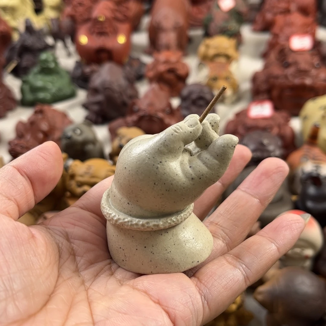 紫砂茶宠紫砂香插