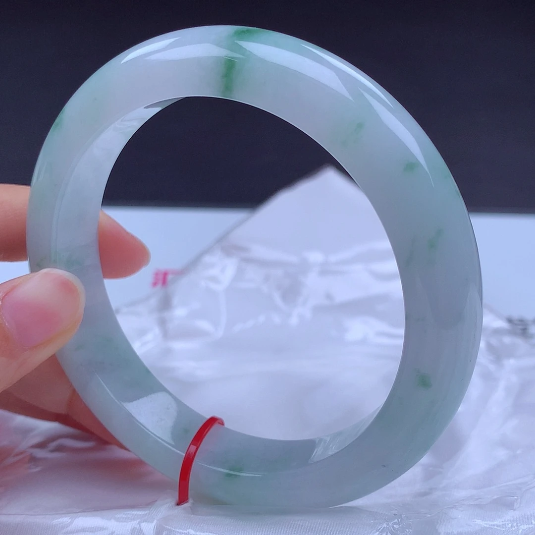 未镶嵌手镯翡翠63圈00055