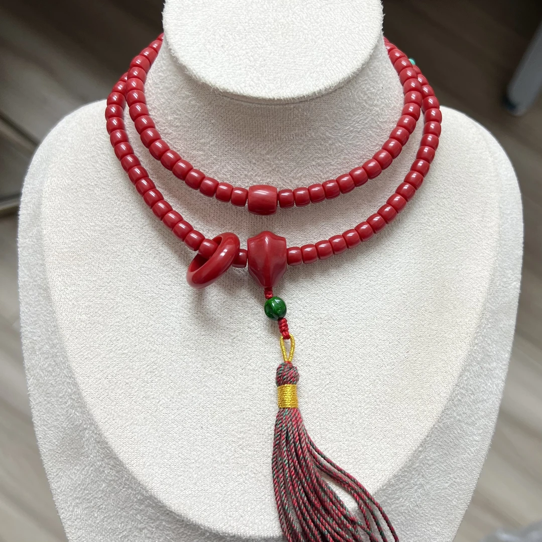 【沐言优选】阿卡直切108颗6m毛衣链带跑环A645