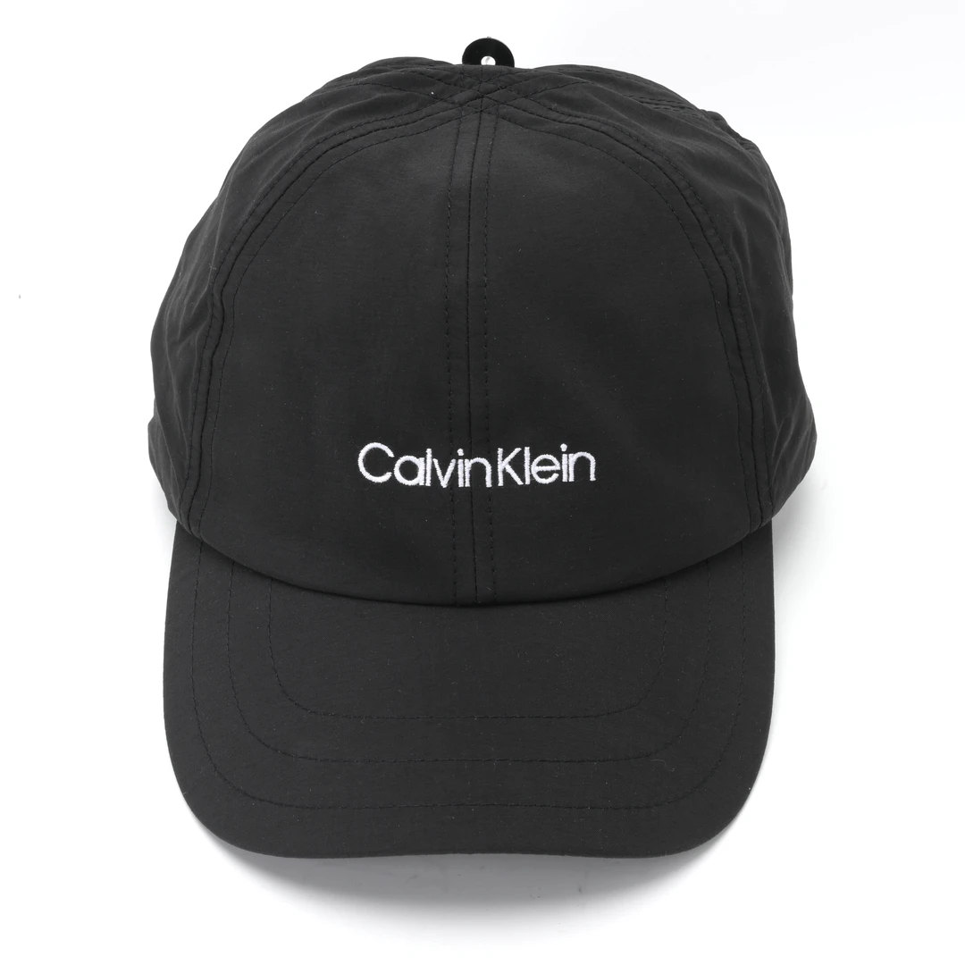 Calvin Klein/卡尔文·克雷恩中性字母logo黑色鸭舌帽35253326010