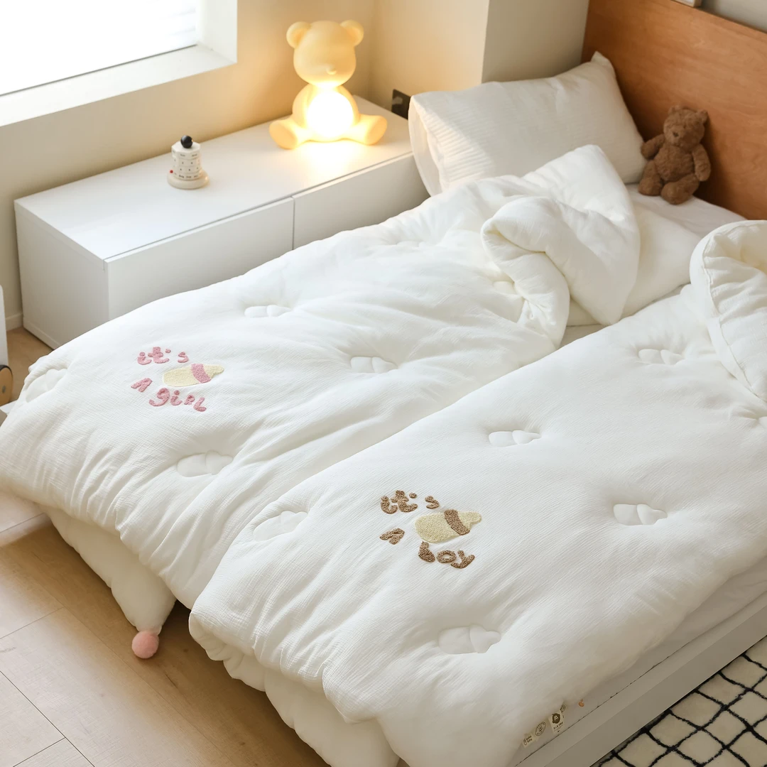 POCKET PIG/布袋猪NeiNei Baby全棉双层纱被