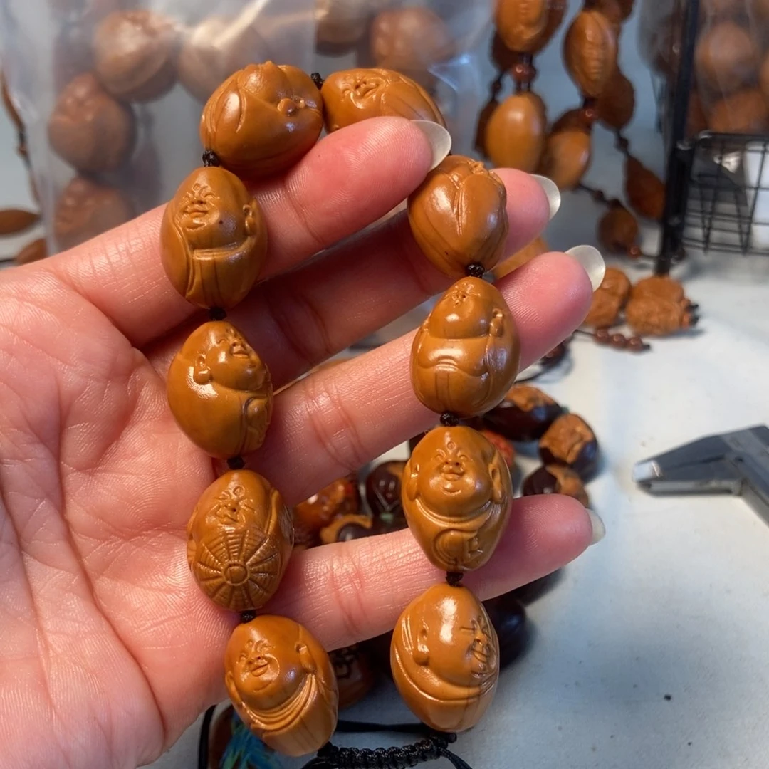 橄榄核手串/手链十小弥勒1617