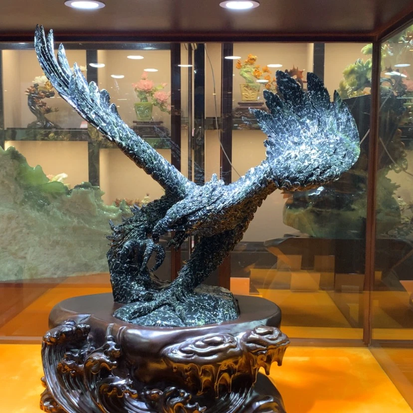 【闪购商品】未镶嵌蛇纹石玉摆件覆膜