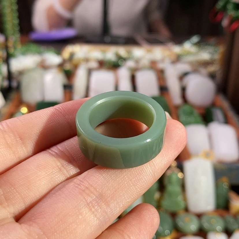 【闪购商品】吊坠(不含链)未镶嵌和田玉戒指22
