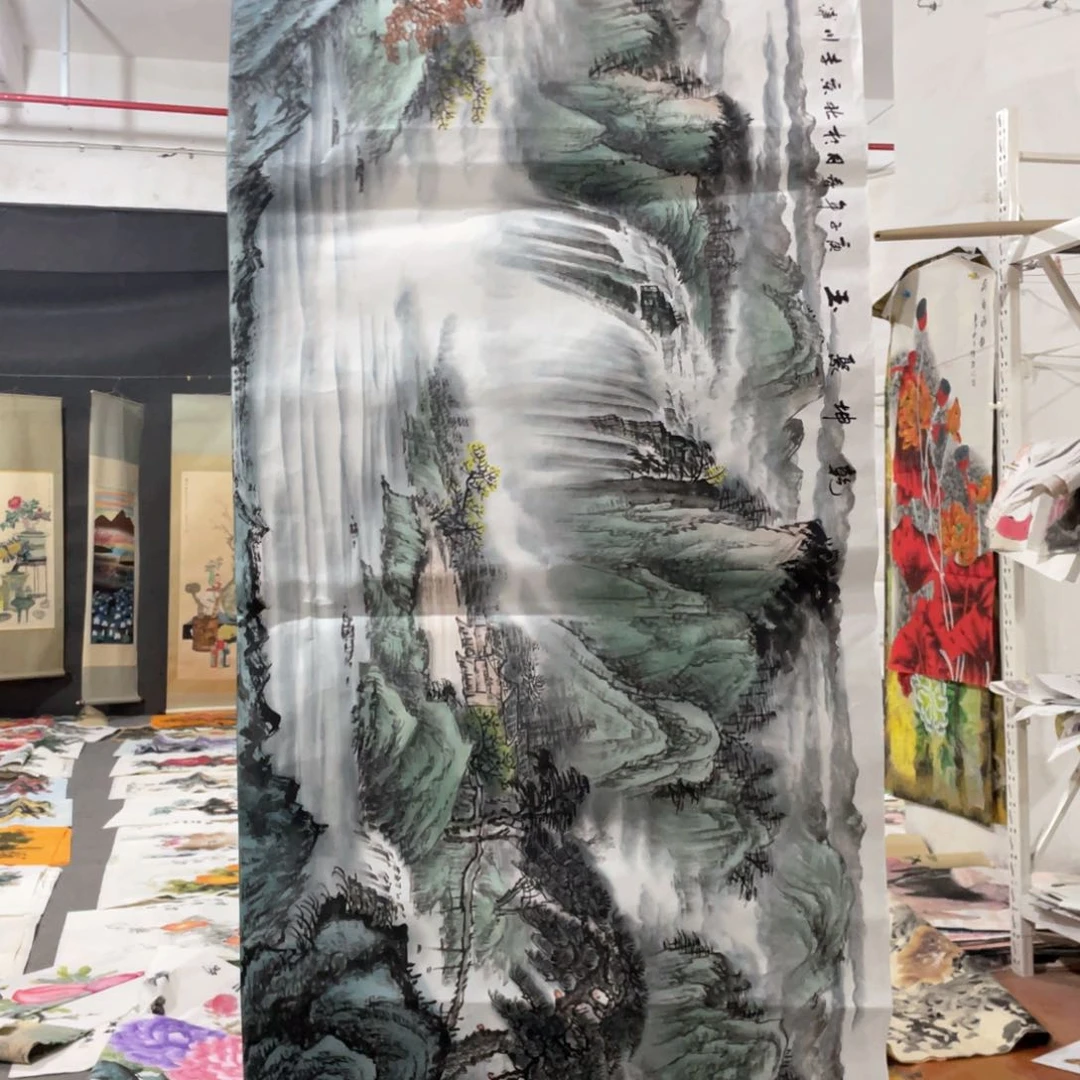 国画国画作品画心一张