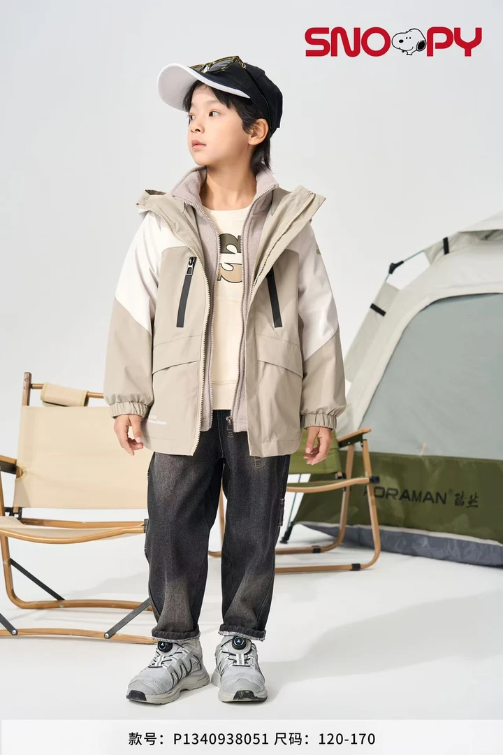 三合一冲锋衣C类秋冬季休闲男女童