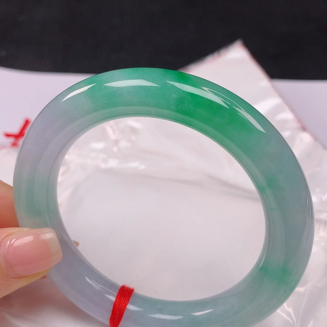 【闪购商品】未镶嵌手镯翡翠54+圆条手镯