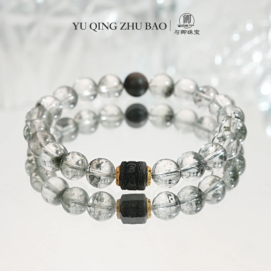 【松声晚】与卿珠宝 9mm绿幽灵➕9mm沉香